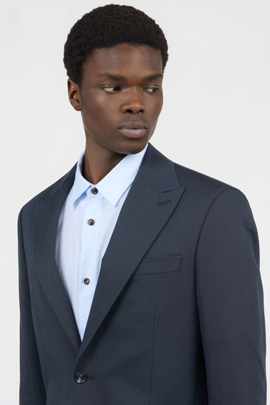 RC Blue Cotton and Linen Suit BLUE SOT40F-LG026